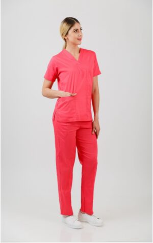 CONJUNTO QUIRÚRGICO UNISEX CORAL