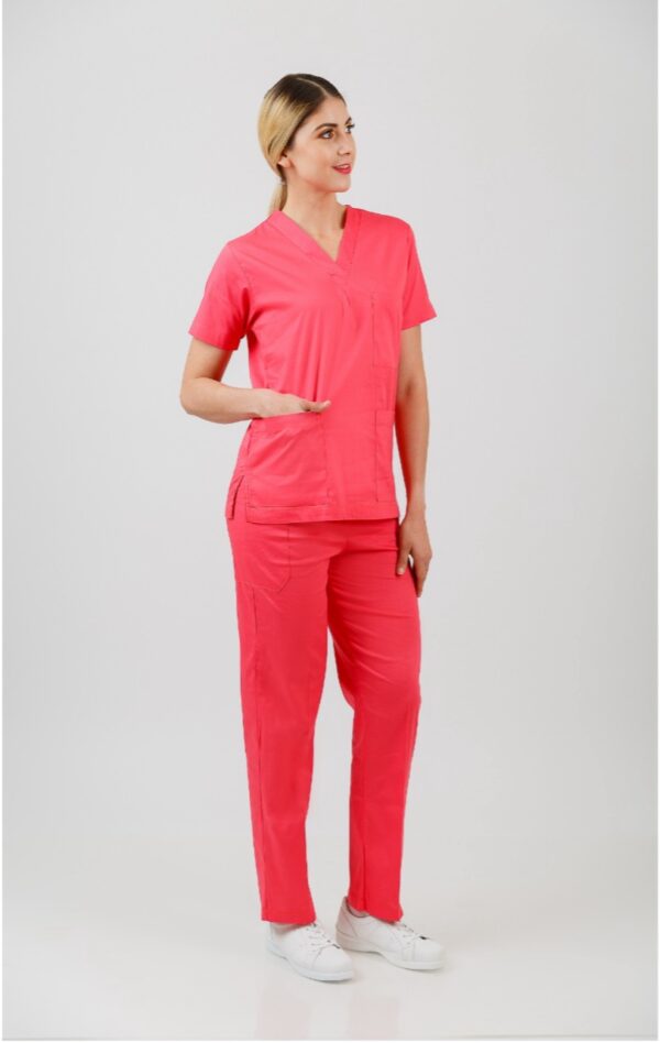 Imagen 1 CONJUNTO QUIRÚRGICO UNISEX CORAL