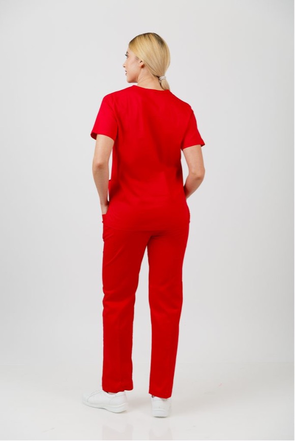 Imagen 2 CONJUNTO QUIRÚRGICO UNISEX ROJO