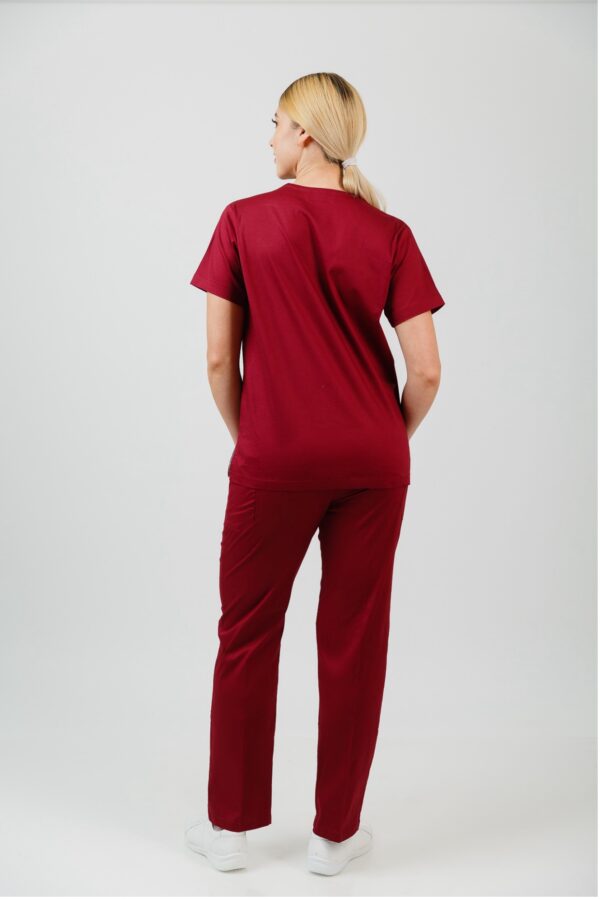 Imagen 2 CONJUNTO QUIRÚRGICO UNISEX VINO