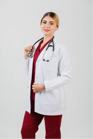 BATA MEDICA CORTA CLINIK UNISEX MOD 2200