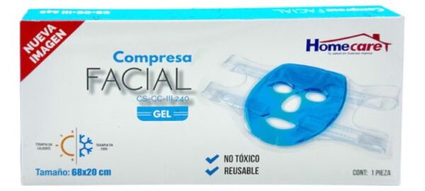 Imagen 1 Compresa Mascarilla Facial Frio/calor De Gel Home Care
