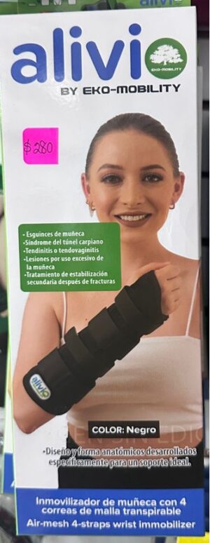 Imagen 1 Inmovilizador de muñeca don 4 correas de malla transpirable