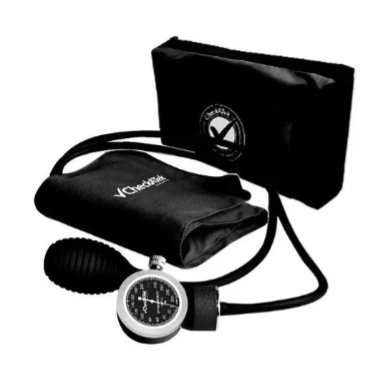 Kit Baumanómetro Aneroide Económico Negro Checkatek