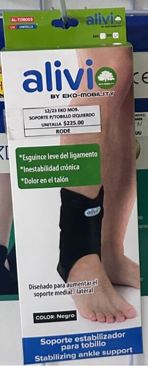 Soporte para tobillo izquierdo