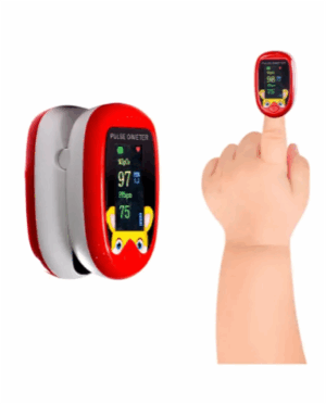 Imagen 1 Oxímetro Pediatrico Pulso Recargable Oled Hermed + Correa recargable