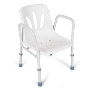 Silla Ducha Baño Ajustable Brazos Respaldo