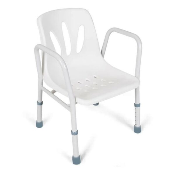 Silla Ducha Baño Ajustable Brazos Respaldo