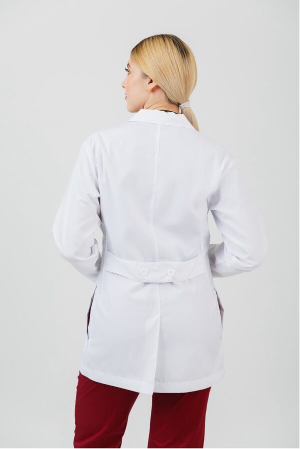 Imagen 2 BATA MEDICA CORTA CLINIK UNISEX MOD 2200