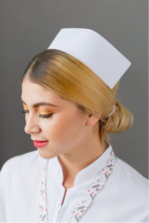 COFIAS DE TELA LISA BLANCA